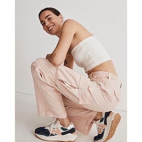 Madewell Garment-Dyed Low-Slung Straight‎ Cargo Pants Size 33 - Picture 5 of 9